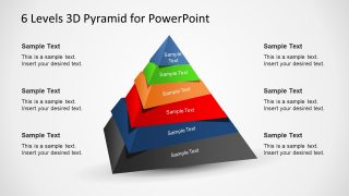 6 Levels Pyramid Layout Design