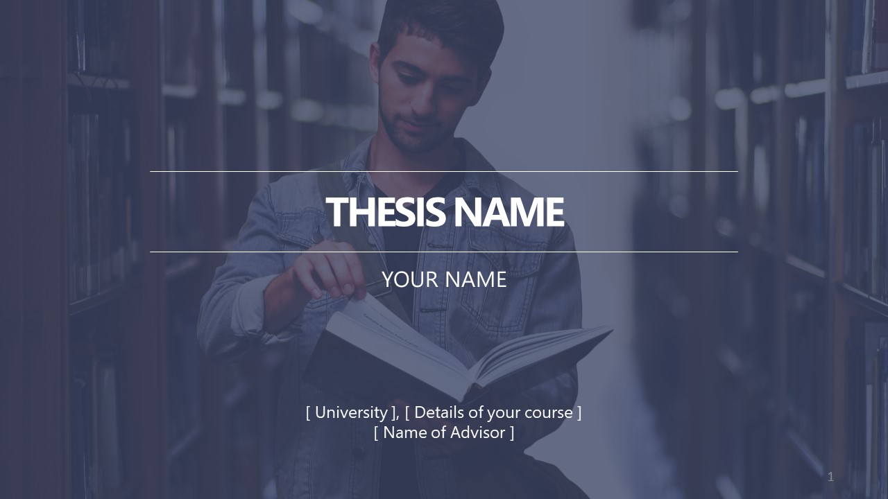 master thesis presentation template free