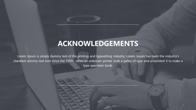 Thesis PowerPoint Template Slide