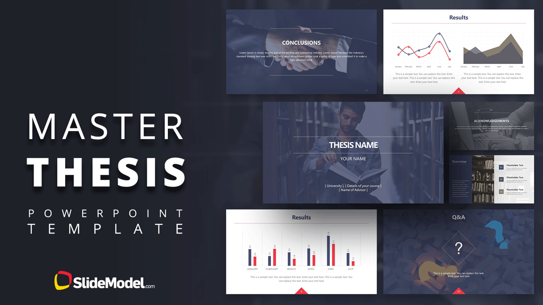 Master Thesis Powerpoint Template Slidemodel