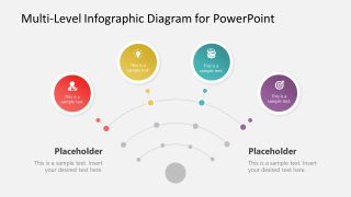 Semi Circle Infographic Diagram Layout