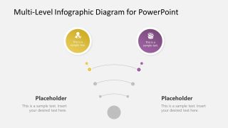 Diagram of 2 Segment PowerPoint