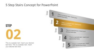 Vertical Timeline Layout PPT