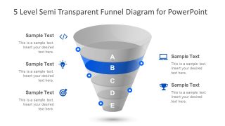 Slide of Clipart Funnel Diagram