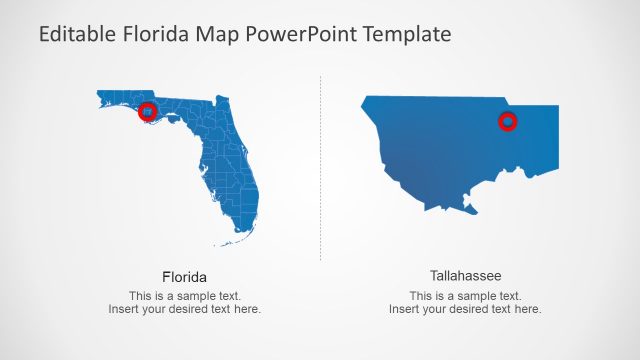 Creative Presentation of Florida Map