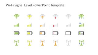 Wifi and Network Signals Icons