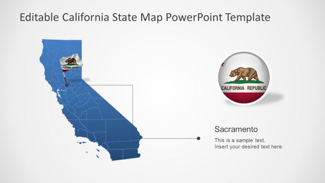 California State PowerPoint Map