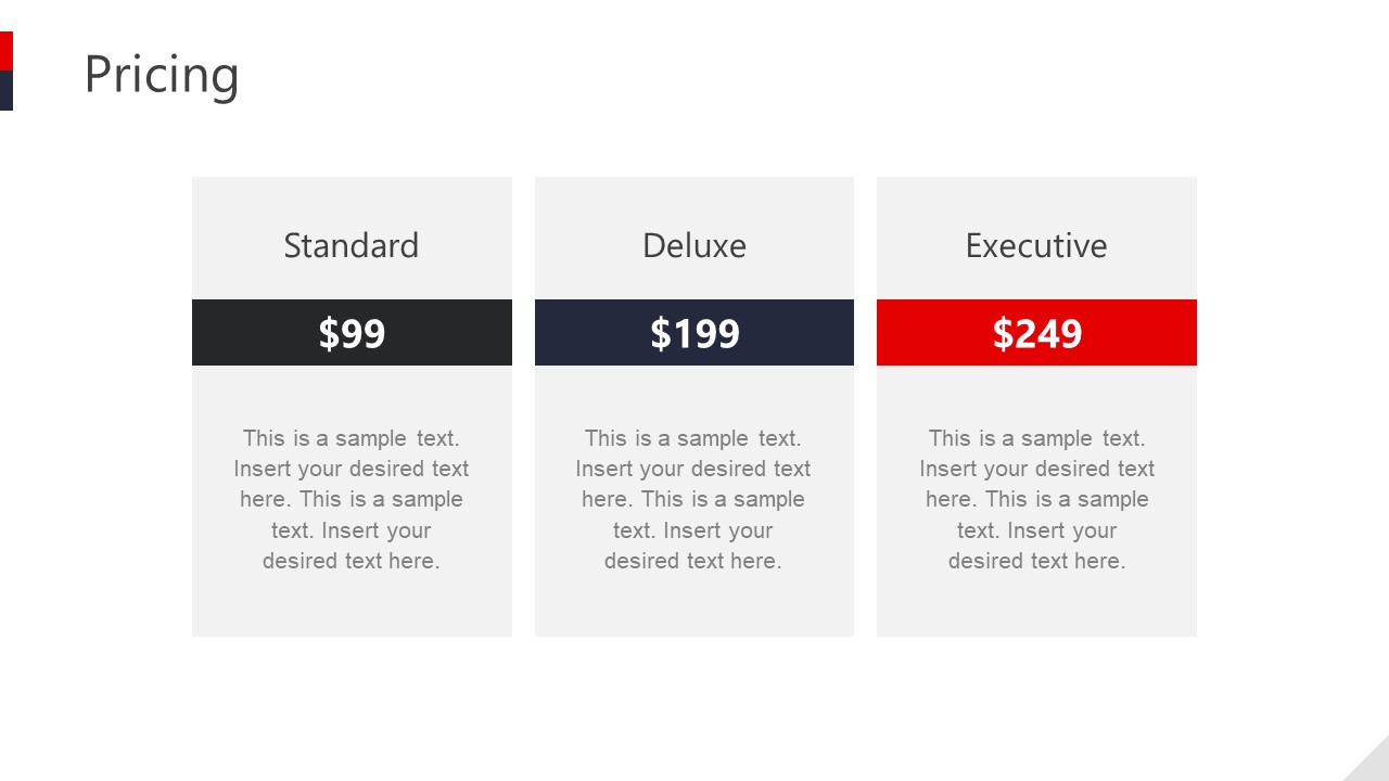 PowerPoint Side of Pricing