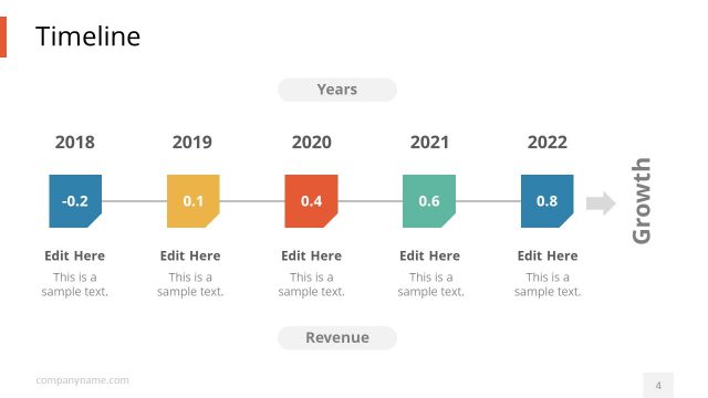 Timeline Business PowerPoint Pegasus