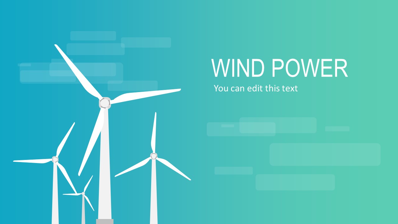 Windmill Energy PowerPoint Slide