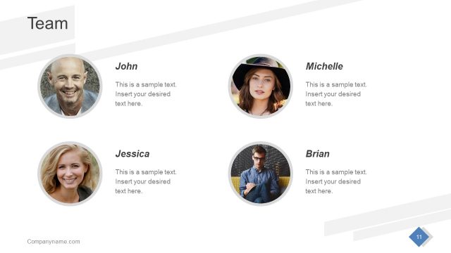 PowerPoint Team of Project Template