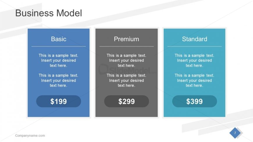 Business PowerPoint Model Template