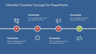 Checkbox Animated Timeline of Infographics