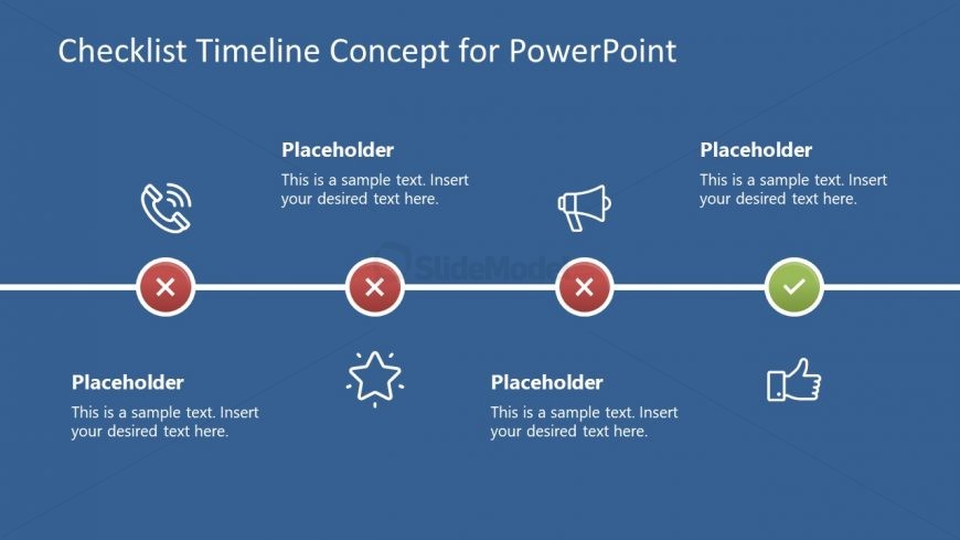 Checkbox Animated Timeline of Infographics