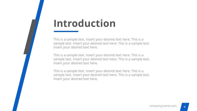 Minimal Template Business Introduction PPT