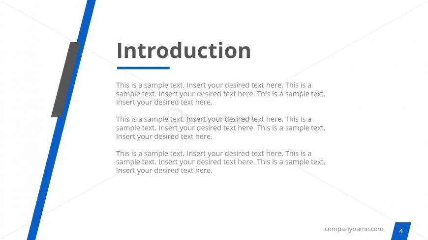 Blue Theme Background Company Presentation