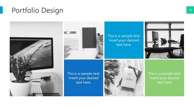 Portfolio Design Layout PowerPoint