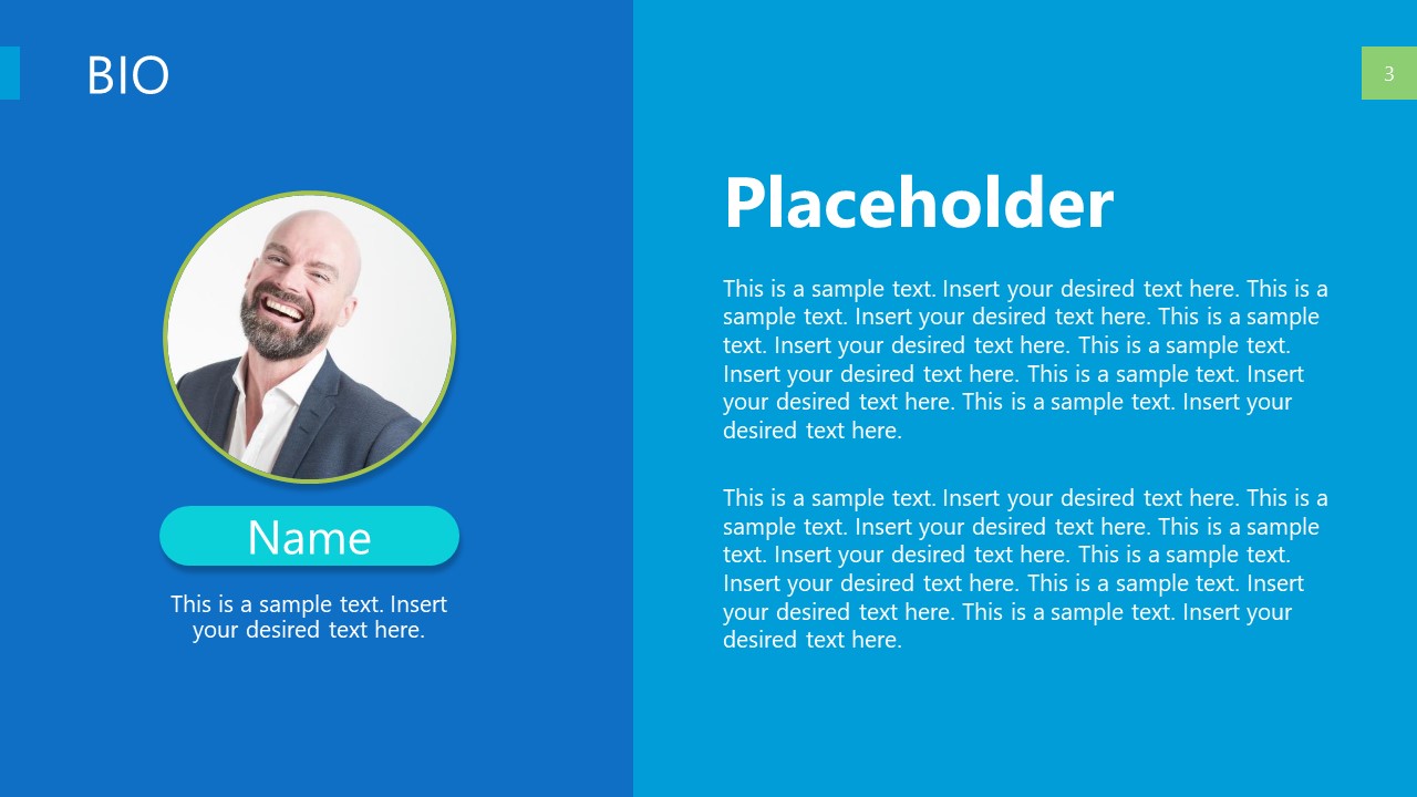 Self Introduction PowerPoint Template With Regard To Biography Powerpoint Template