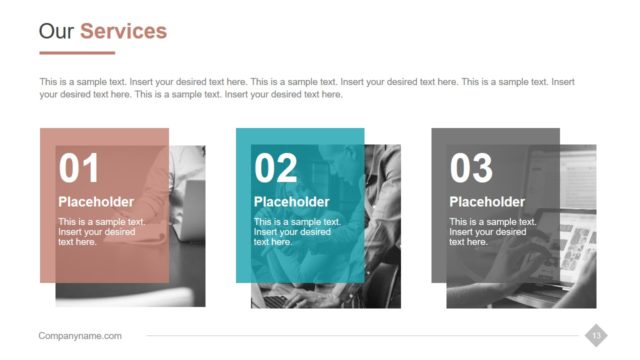 Business Product and Service Slide