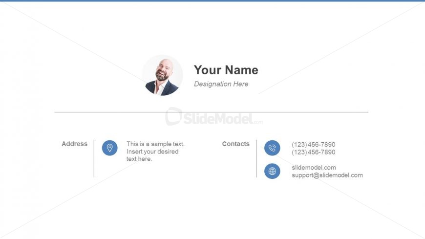 Slide of Resume Personal Information 