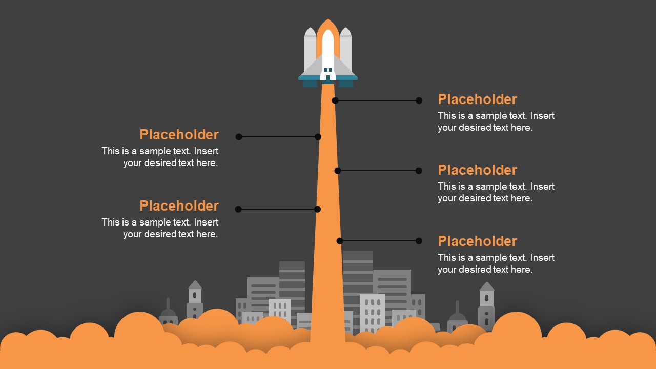 Rocket Roadmap Template Launch - SlideModel