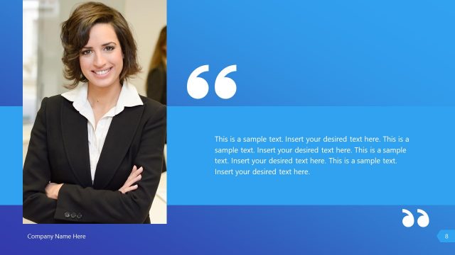 Quote Design PowerPoint Layout