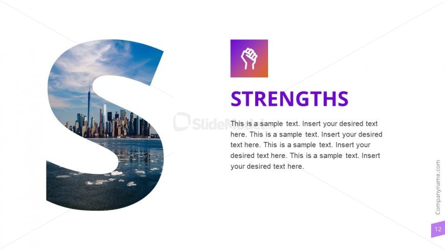 Strengths Slide Photo Template