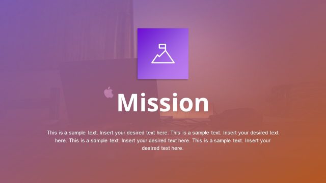 Mission PowerPoint Design Infographic