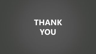 Design of Grayscale Thank you Slide