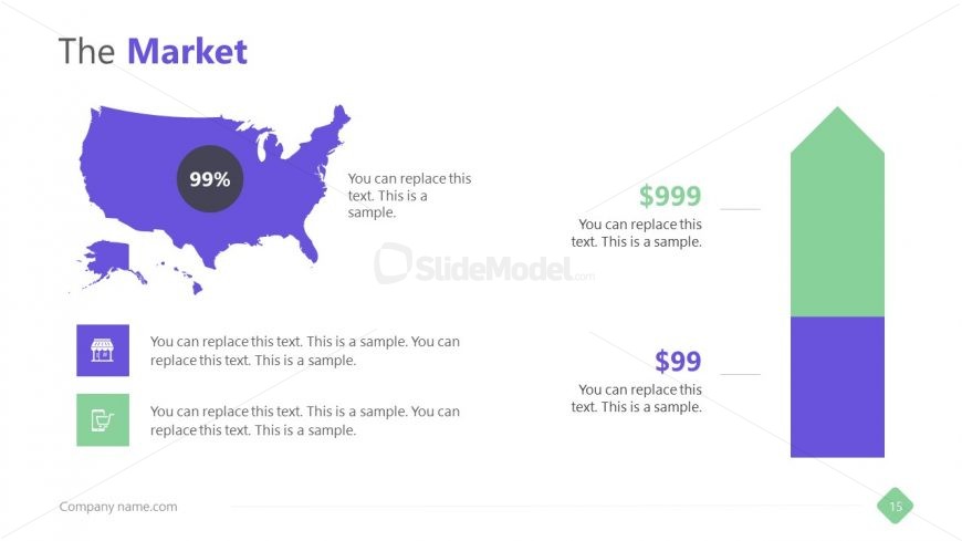 Data Driven Stack Chart PowerPoint