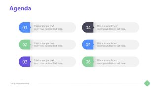 Agenda Slide Bullet Lists Point