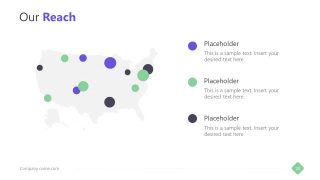 USA Map Silhouette PPT