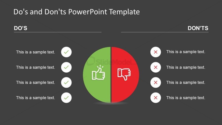 PowerPoint Compare Dos and Donts