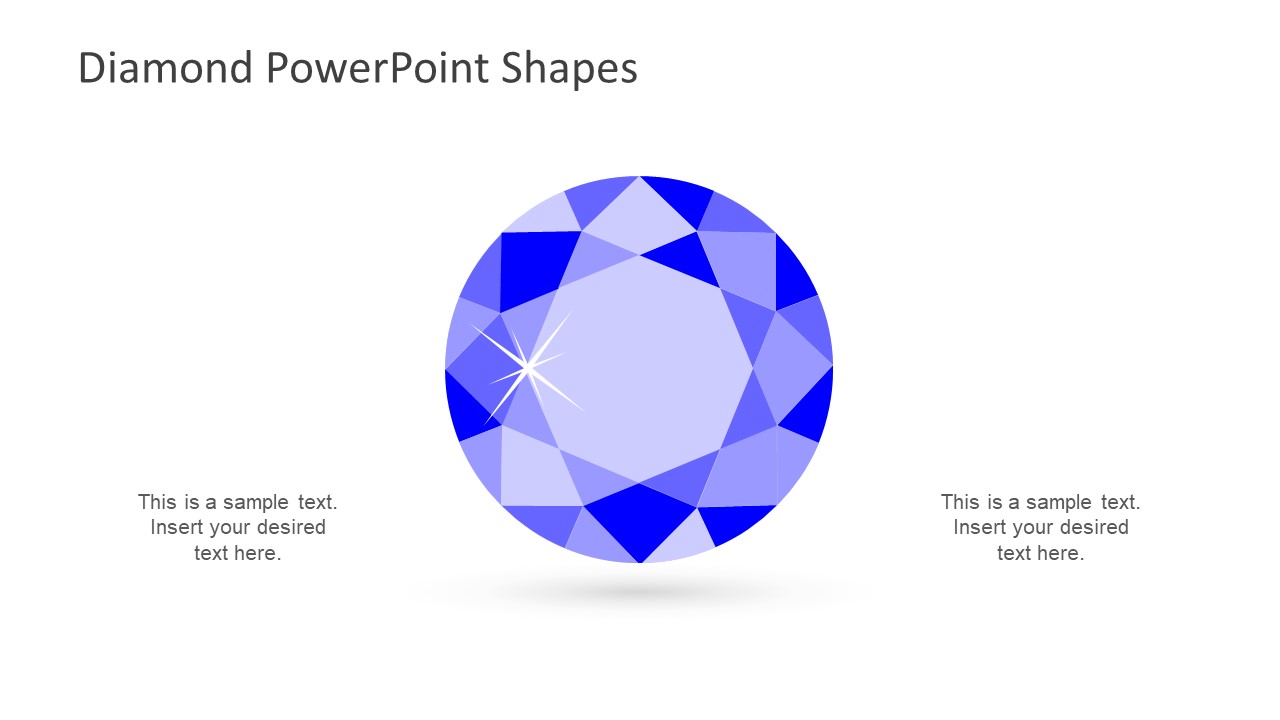 Template of Polygons Diamond Shape