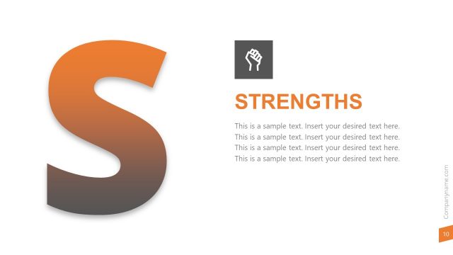 S of SWOT Analysis Slide