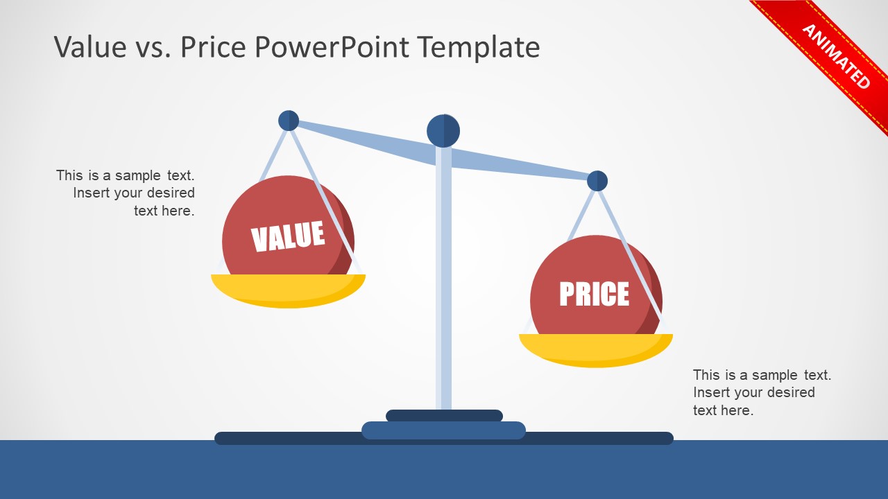 Value VS Price PowerPoint Template Throughout Price Is Right Powerpoint Template