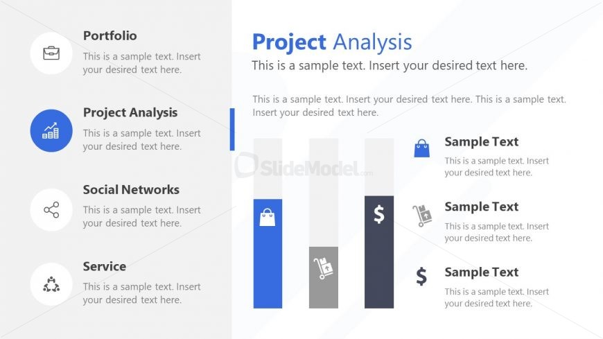 Infographic PowerPoint Statistical Analysis