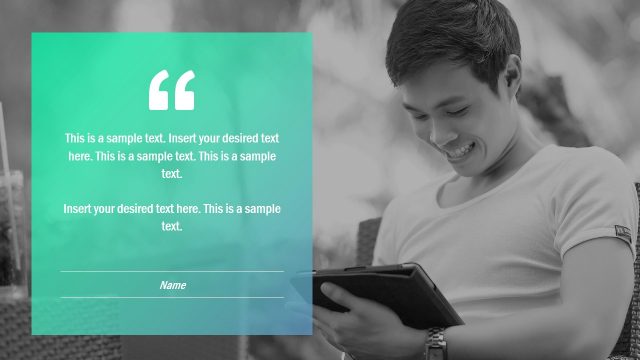 PPT Infographic Slide for Quotation