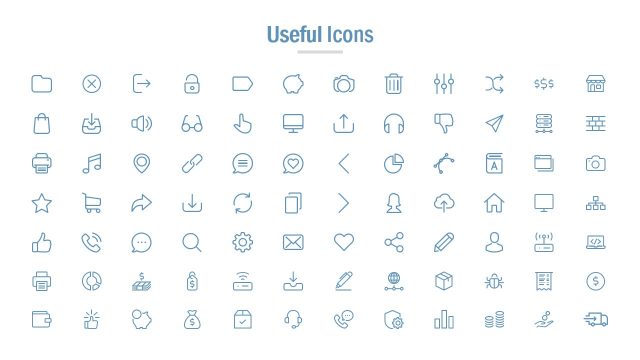 Useful Infographic PowerPoint Icons