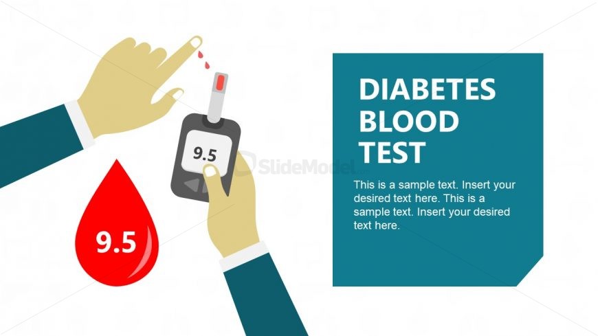 Blood Test Slide Diabetes Powerpoint Slidemodel