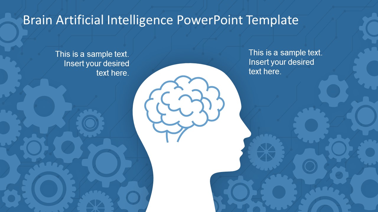 Brain Human Head Silhouette Template