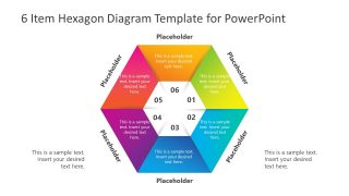 Circular Flow 6 Steps Template