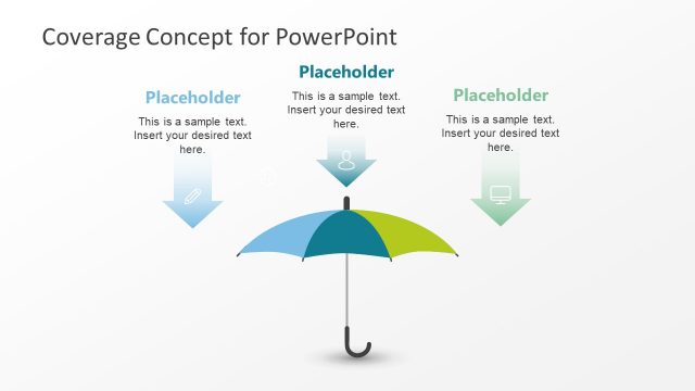 Umbrella Template PowerPoint Diagram