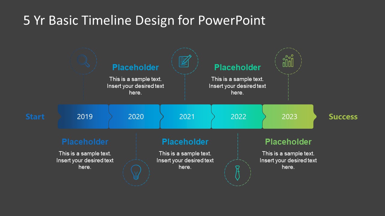 Таймлайн в презентации powerpoint