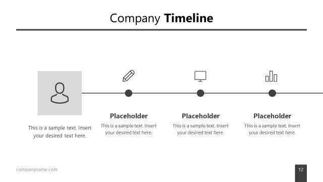 Minimalist PowerPoint Timeline Presentation