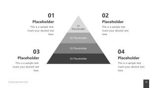 Minimalist Pyramid Diagram PPT