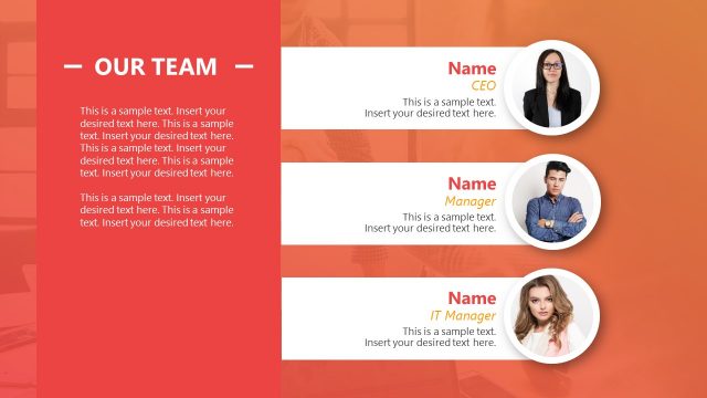 Introduction PPT of Company Team