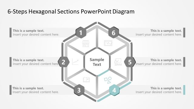 6 Step Hexagonal Diagram for PPT