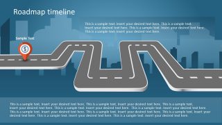 Roadmap Timeline Animated Slide Template for PowerPoint