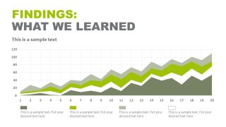 Line Graph Slide for Consultancy Findings Presentation